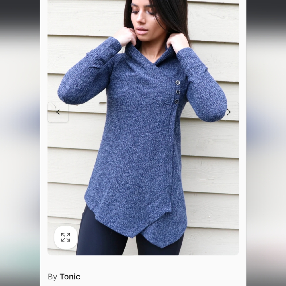 Lilac Purple Expansion Wrap Organic Bamboo Button Wrap Cardigan Top